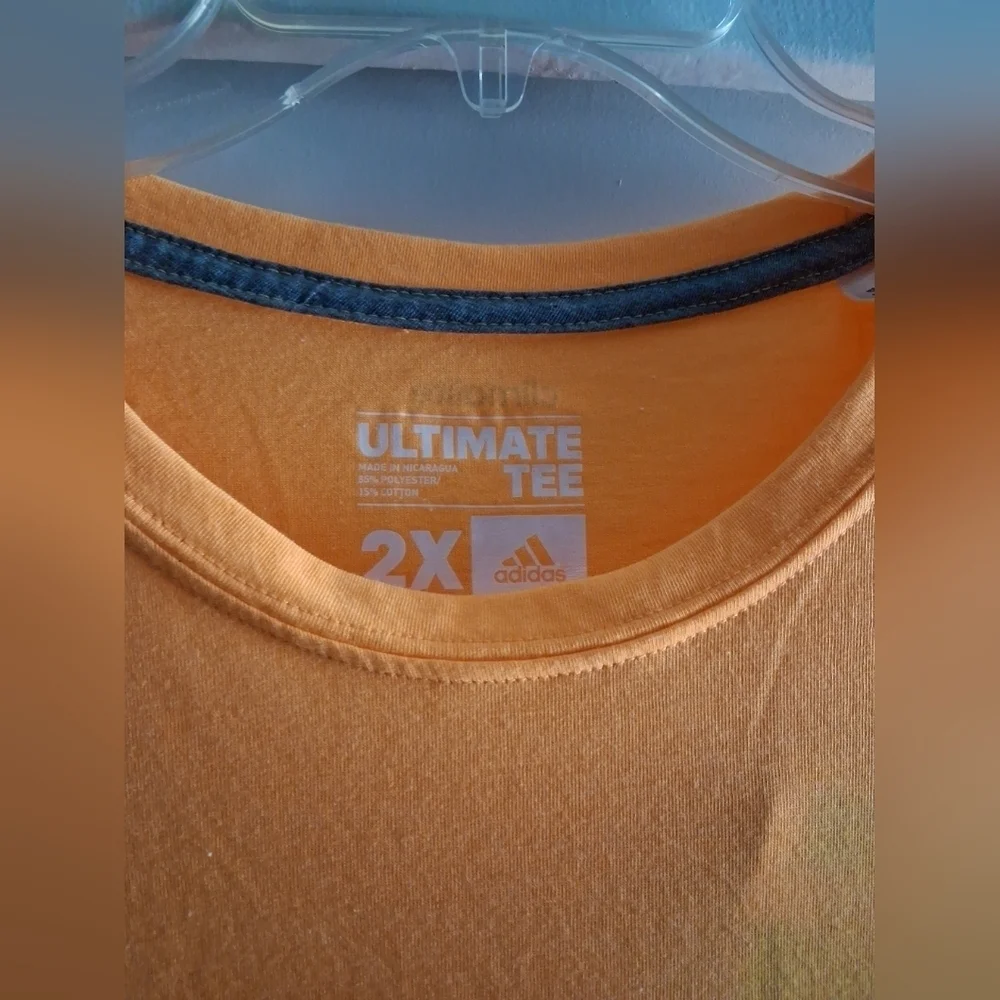 Adidas Ultimate Tee Yellow Crewneck New 2XL